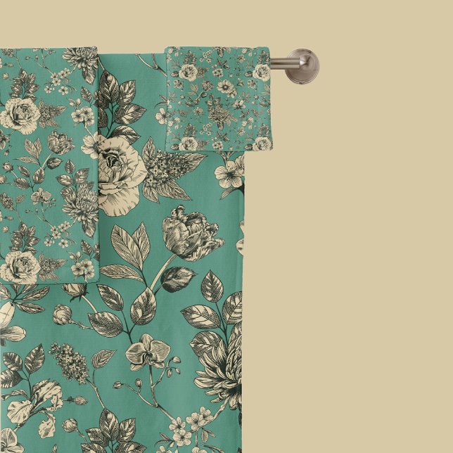 Conjunto De Toalhas Toile de Elegance Garden (Criador carregado)