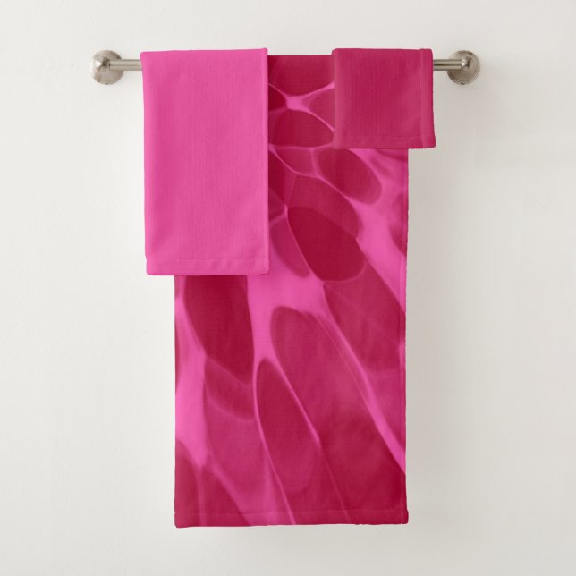 Conjunto De Toalhas tonalidades de cor-de-rosa (Insitu)