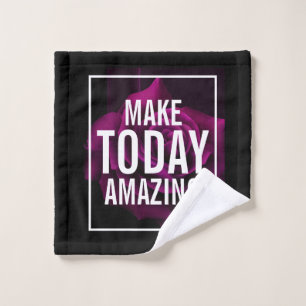 Conjunto De Toalhas Torne o Rosa roxo incrível de hoje Inspiração