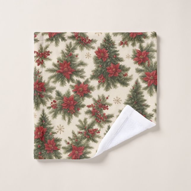 Conjunto De Toalhas Torre de Charm de Natal Evergreen (Pano de lavar)
