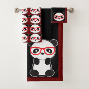 Conjunto De Toalhas Torres de Banheiro do Urso Panda - Leon