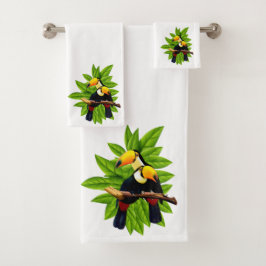 Conjunto De Toalhas Toucan Duo