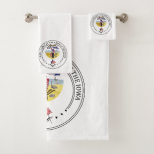 Conjunto De Toalhas Towel Freemasonry Loge do Estado de Iowa