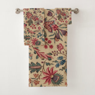 Conjunto De Toalhas Trabalho de Agulha Antigo Floral Vintage para Móve
