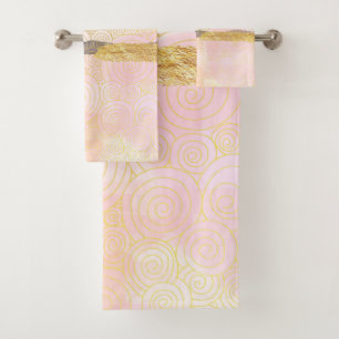 Conjunto De Toalhas Trabalho de arte de ondas Abstrato de estilo japon