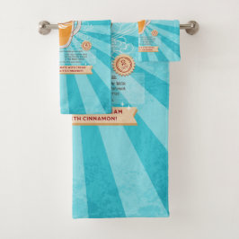 Conjunto De Toalhas Trava de picada de abóbora - Poster de recebimento