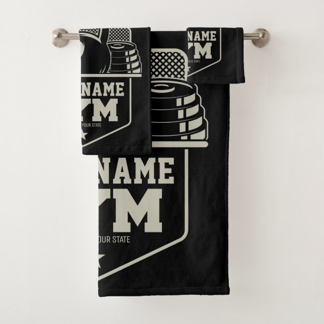 Conjunto De Toalhas Treinador Personalizado de Malhação GYM Kettlebell (Insitu)