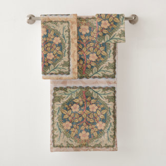 Conjunto De Toalhas Trellis de Árvore Floral William * Morris A-2