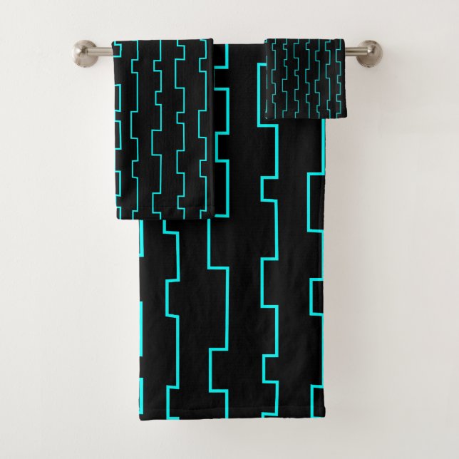 Conjunto De Toalhas Trellis Moderno de Meados do Século (Insitu)