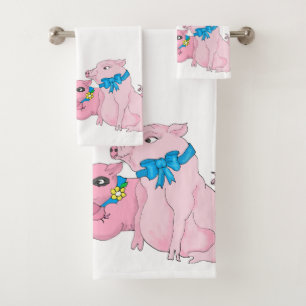 Conjunto De Toalhas Três porcos pequenos