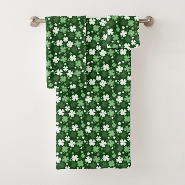 Conjunto De Toalhas Trevo Verde, Dia de São Patrício (Insitu)