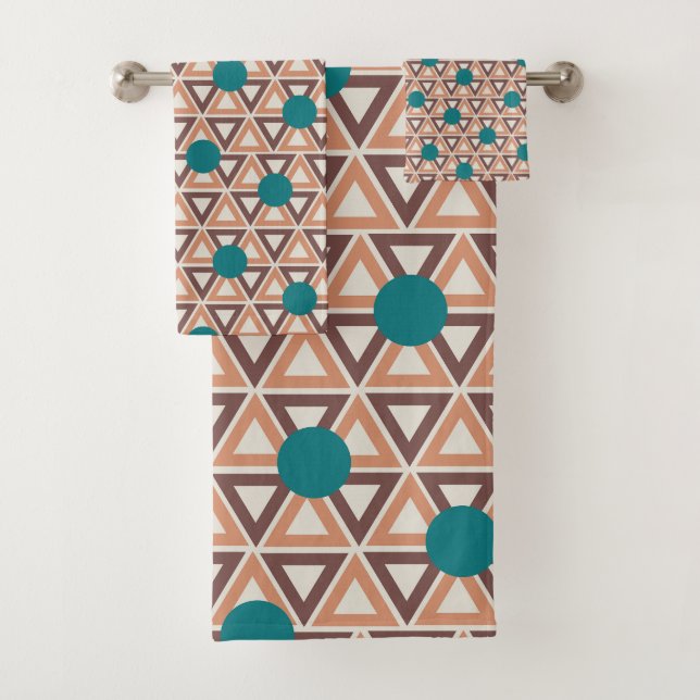 Conjunto De Toalhas Triângulo Inclinação (Insitu)