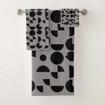 Tribal Geométrico Moderno da Cinza Negra