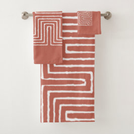 Conjunto De Toalhas Tribal Maze
