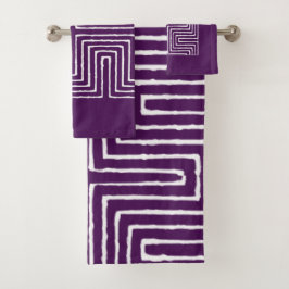 Conjunto De Toalhas Tribal Maze
