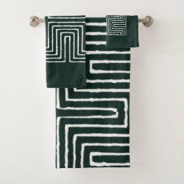 Conjunto De Toalhas Tribal Maze
