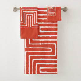 Conjunto De Toalhas Tribal Maze
