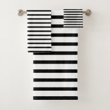 Trilha Branca e Preta Moderna Três Peças