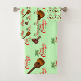 Conjunto De Toalhas Trini Natal com Cuatro e Shac Shac no GREEN