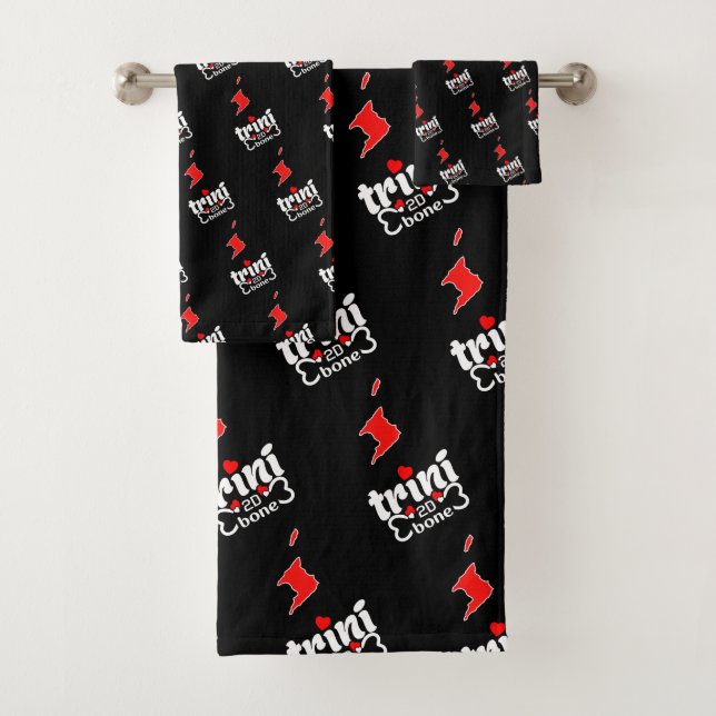 Conjunto De Toalhas Trini para de Bone com Mapa das Ilhas Angustiado e (Insitu)