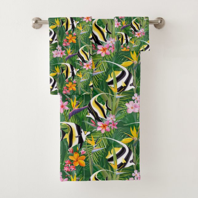 Conjunto De Toalhas Tropical Fish (Insitu)