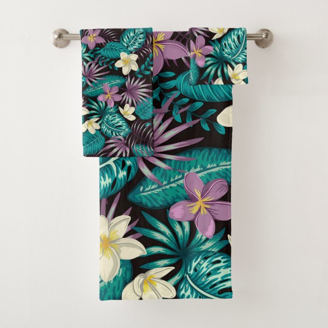 Conjunto De Toalhas Tropical Nights (Insitu)