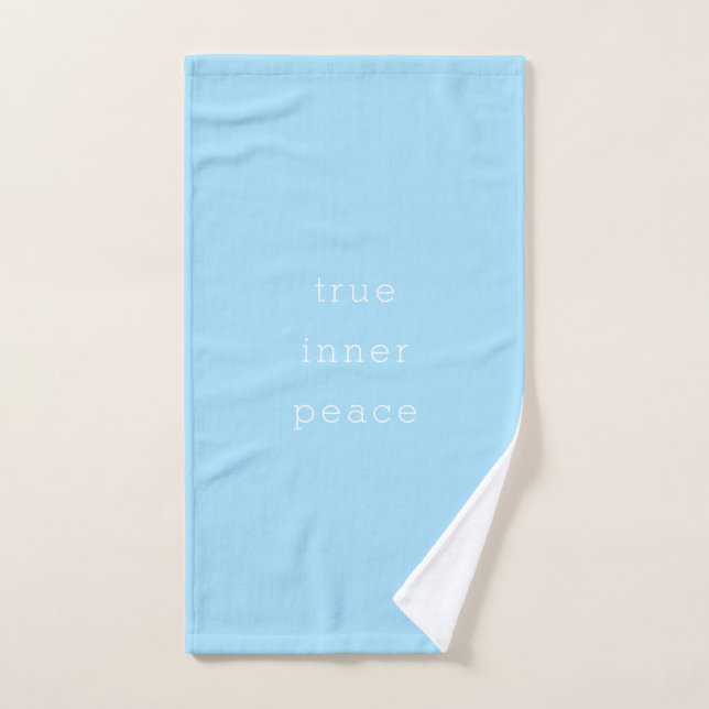 Conjunto De Toalhas True Inner Peace | Minimal  (Toalha de mão)