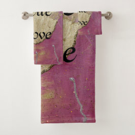 Conjunto De Toalhas True Love Angel Wedding