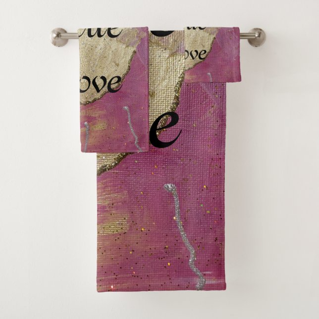 Conjunto De Toalhas True Love Angel Wedding (Insitu)