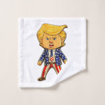 Trump Feliz, Trump Engraçado, Chibi Cartoon Meme E