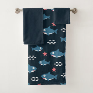 Conjunto De Toalhas Tubarão
