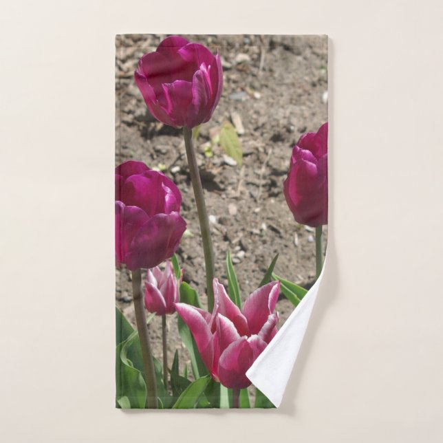 Conjunto De Toalhas Tulipas (Toalha de mão)