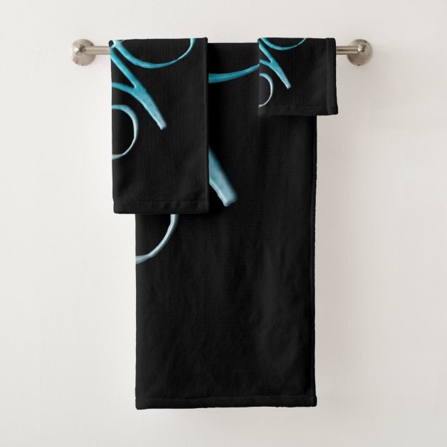 Conjunto De Toalhas Turquoise Unconditional Love (Insitu)