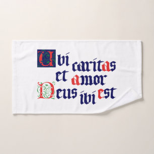 Conjunto De Toalhas Ubi Caritas