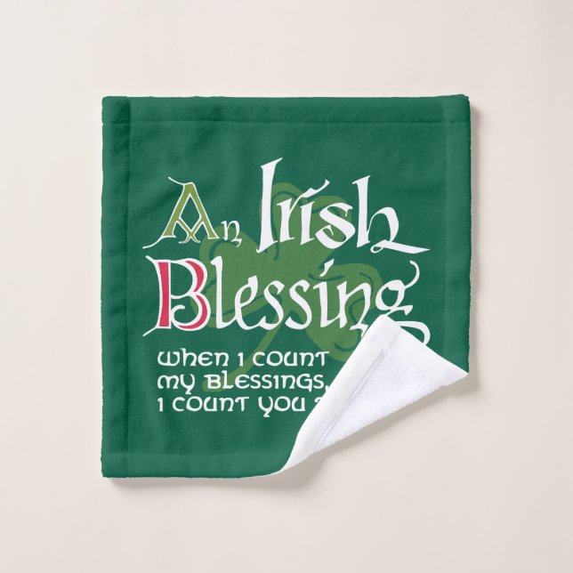 Conjunto De Toalhas Uma Bênção Irlandesa (Pano de lavar)
