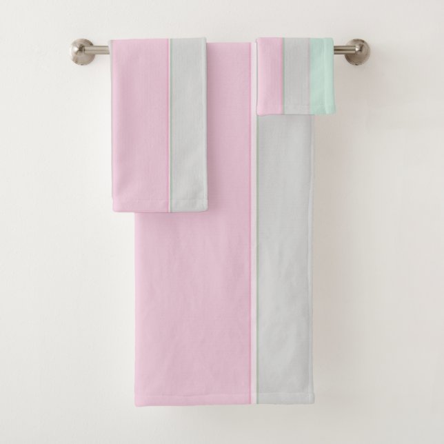 Conjunto De Toalhas Unicórnio de Listra Pastel (Insitu)