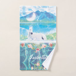 Conjunto De Toalhas Unicórnio num mundo de sonho paraíso