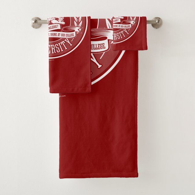 Conjunto De Toalhas Universidade Estadual de Bêbada (Insitu)