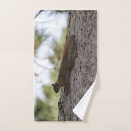 Conjunto De Toalhas Upside Down Squirrel Towel Set