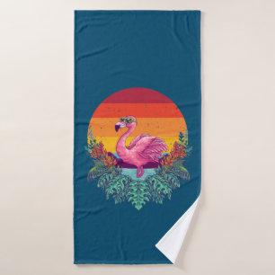 Conjunto De Toalhas Urbano Guerreiro Sunset PINK FALMINGO