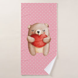 Conjunto De Toalhas Urso Corado Corado Corado Carregando