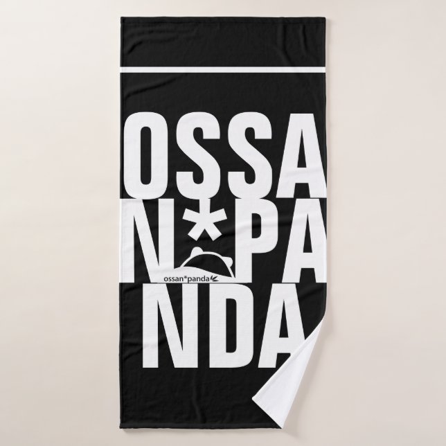 Conjunto De Toalhas urso ossan*panda (Toalha de Banho)