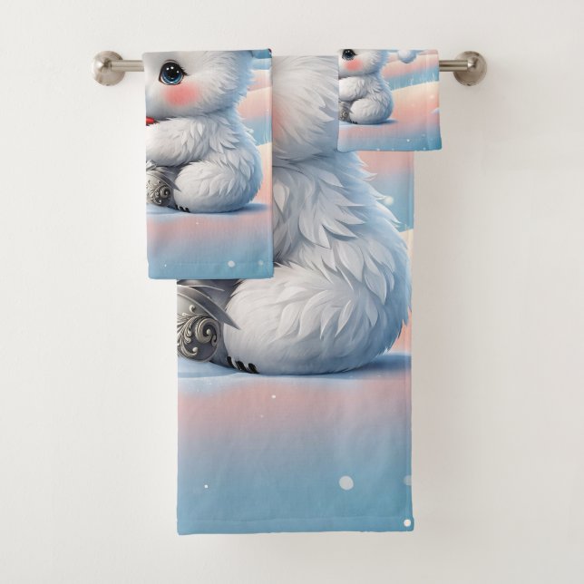 Conjunto De Toalhas Urso polar de Natal (Insitu)