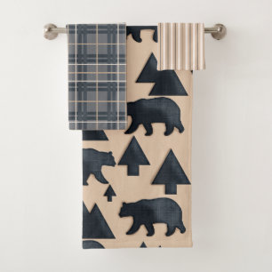 Conjunto De Toalhas Urso preto do alojamento