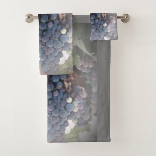 Conjunto De Toalhas Uvas da Califórnia (Insitu)