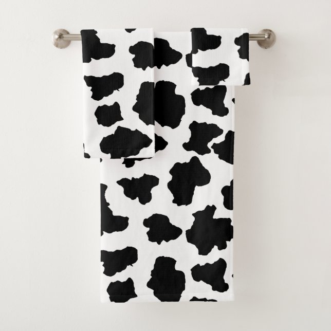 Conjunto De Toalhas Vaca-Vaca-Vaca-Vaca-Vaca-Holandesa (Insitu)