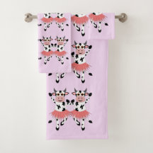 Vacas dançantes bonitas e engraçadas