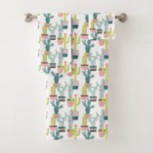 Conjunto De Toalhas Vamos Taco Sobre Amor Padrão Cactus