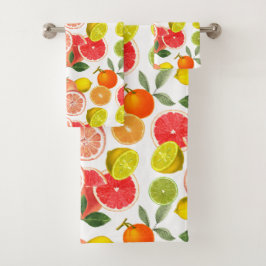 Conjunto De Toalhas Várias Frutas de Citros