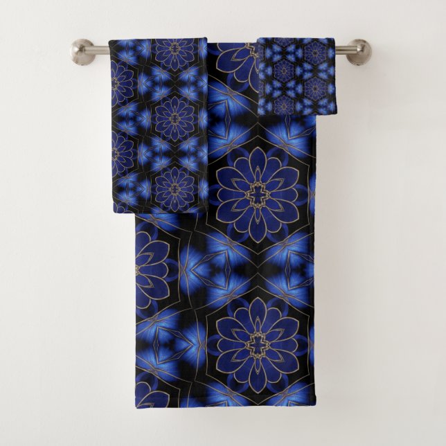 Conjunto De Toalhas Velve Safira (Insitu)